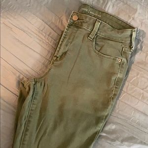 Old Navy Olive Green Jeans